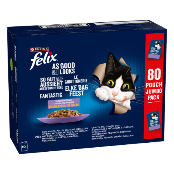FELIX Fantastic Savoury Selection Wet Cat Food