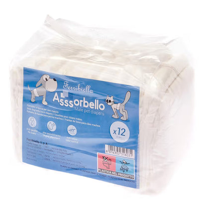 Ferribiella Fralda de Faixa - Fralda de faixa para cão macho