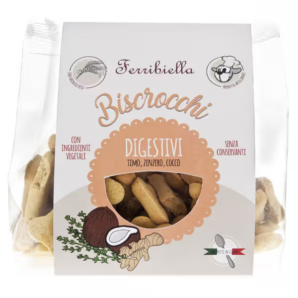 Ferribiella Biscrocchi Digestivi - Snack para cão com saúde digestiva