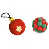 Ferribiella - Bolas de Natal de Peluche para gato