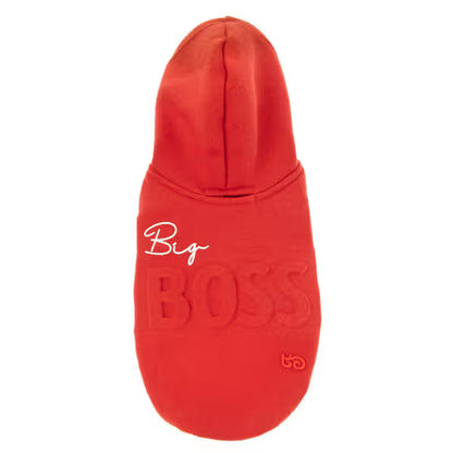 Ferribiella Camisola com Carapuço Boss Vermelha Cão - Vestuário para cão