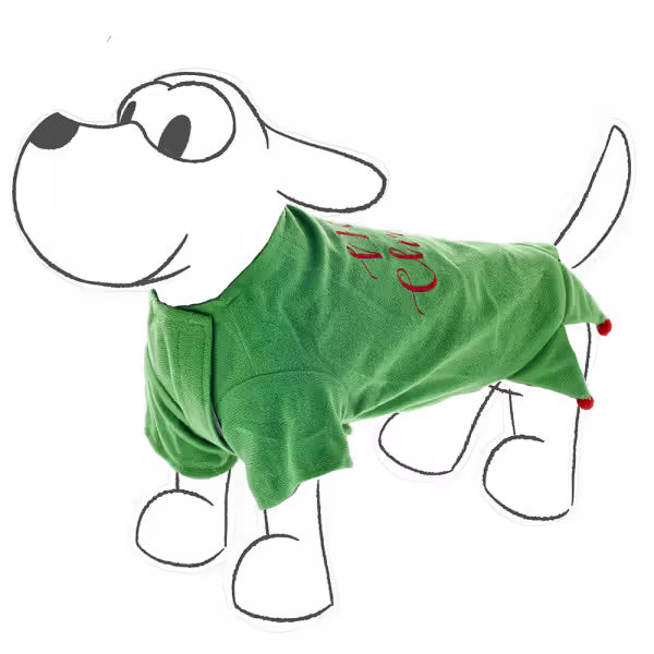 Ferribiella - Abrigo de Navidad Elfo para Perros