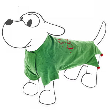 Ferribiella - Abrigo de Navidad Elfo para Perros