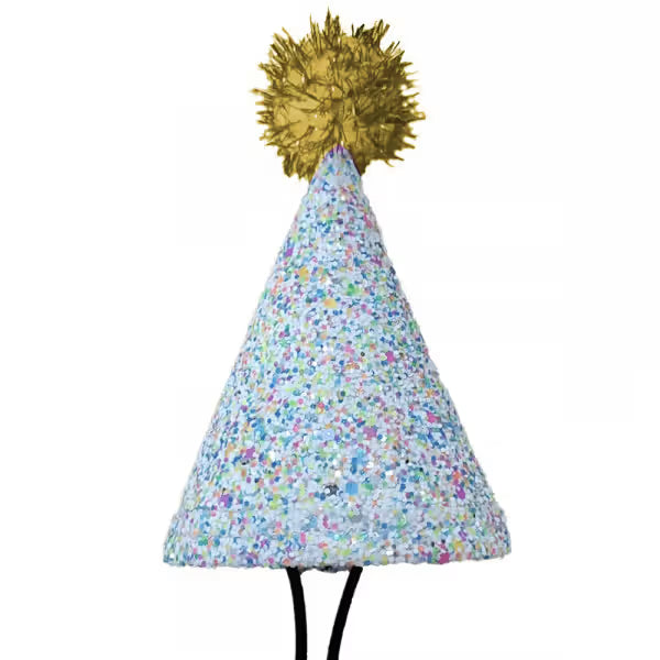 Ferribiella - Gorro y pajarita de cumpleaños para perro