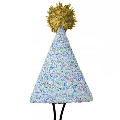 Ferribiella - Gorro y pajarita de cumpleaños para perro