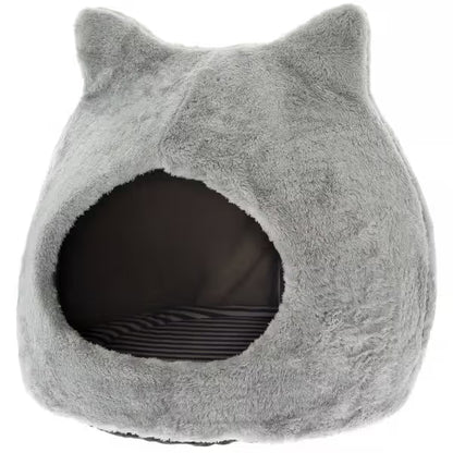 Ferribiella Nicho Cinza com Orelhas - Cat bed