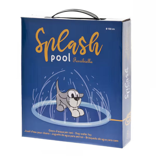 Ferribiella Dog Paddling Pool with Water Sprinklers