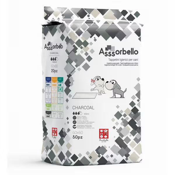 Ferribiella Assorbello - Resguardos com Carvão Ativado para cão