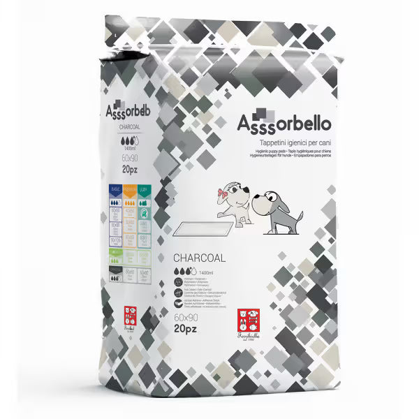 Ferribiella Assorbello - Activated charcoal training pads for dogs