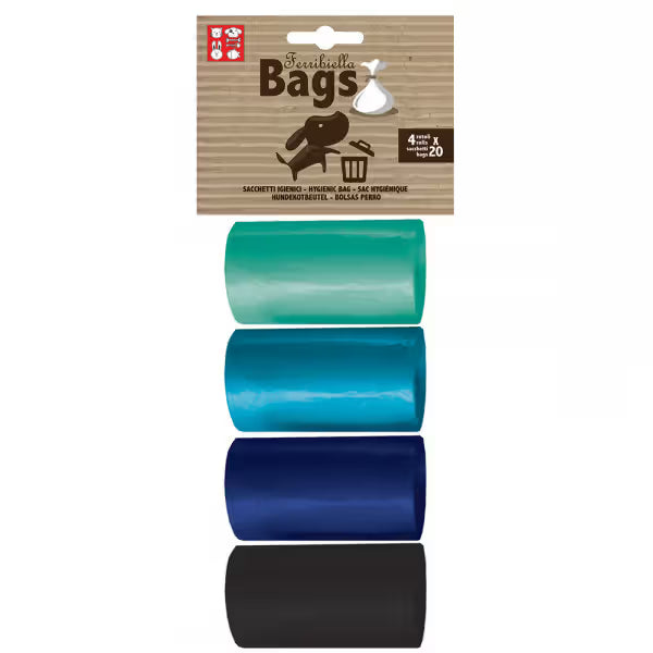 Ferribiella Bolsas de Colores Degradado para Excrementos