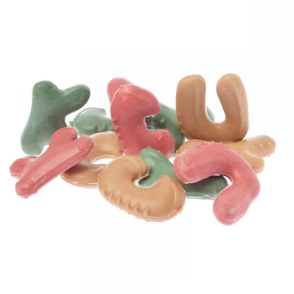 Ferribiella Bone Fruit Letterine Cão Mirtilo, Maçã e Limão - Snack para cão