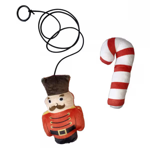 Ferribiella Soldado e Bengala Doce de Natal - Cat toy