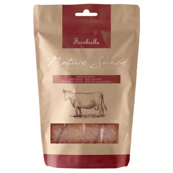 Ferribiella Nature Snack Perro Carne de Vacuno - Snack para perro