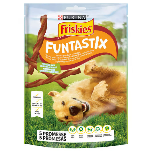 Friskies Funtastix Perro Adulto Jamón y Queso - Snack para perro