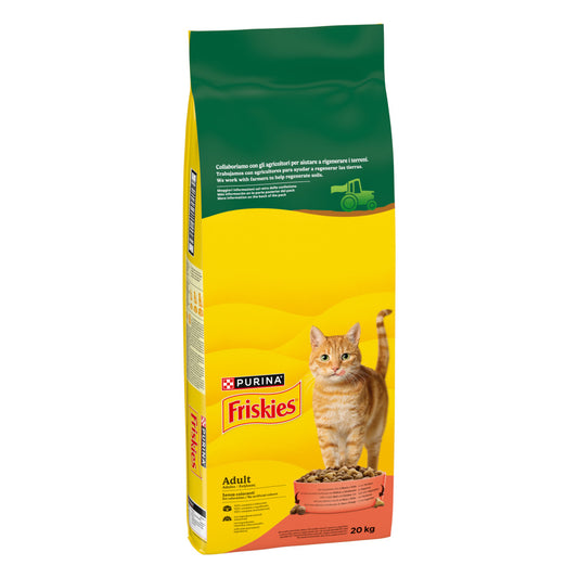 Friskies Adult Cat Food Beef, Chicken and Vegetables