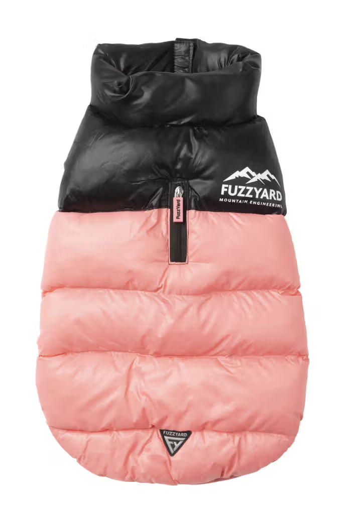 Fuzzyard Harlem Puffer Jacket Pink - Casaco para cão