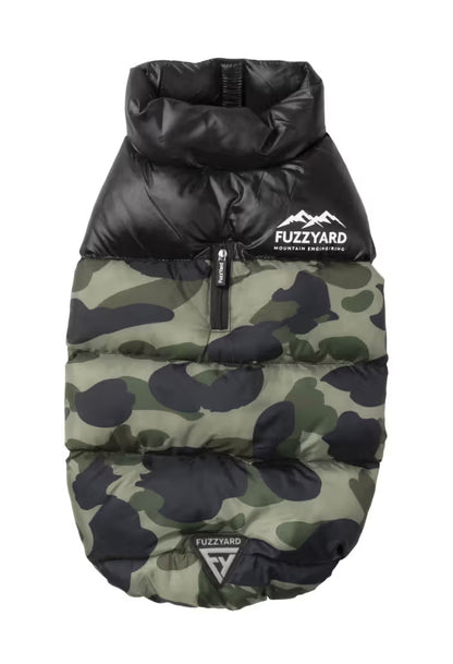 Fuzzyard Harlem Puffer Jacket Camo - Casaco para cão