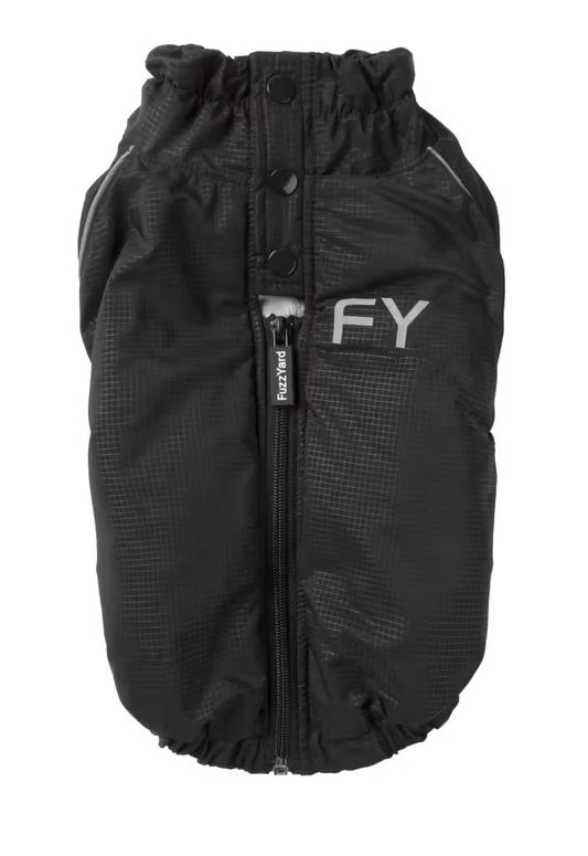 Fuzzyard Space Jacket Black - Dog Coat