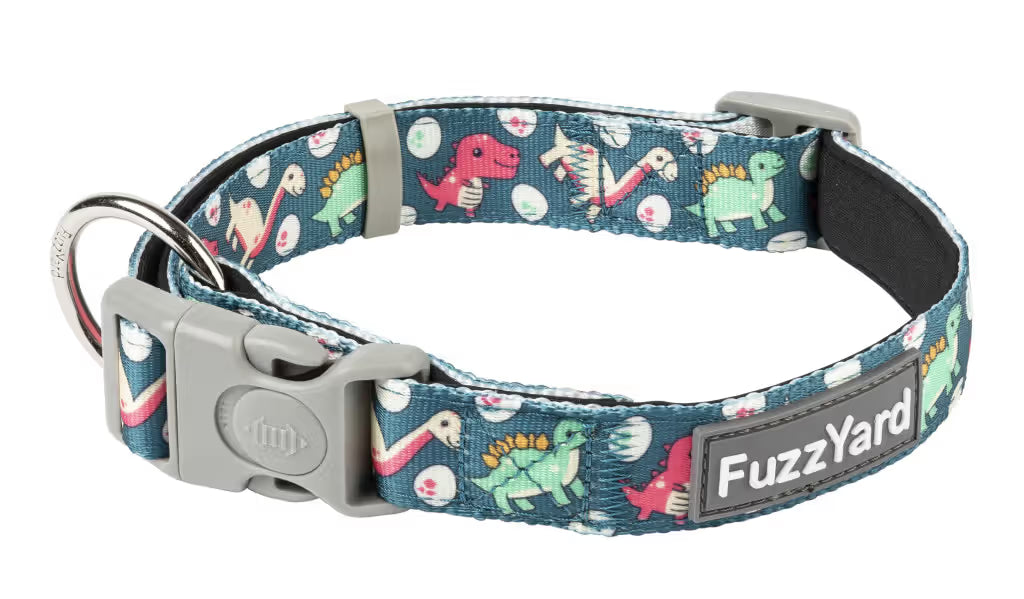 Fuzzyard Dinosaur Land - Coleira para cão
