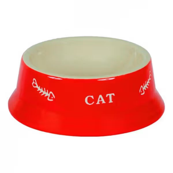 Kerbl Gamela individual em cerâmica Cat - Comedero para gato