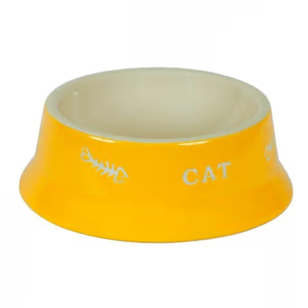 Kerbl Gamela individual em cerâmica Cat - Comedero para gato