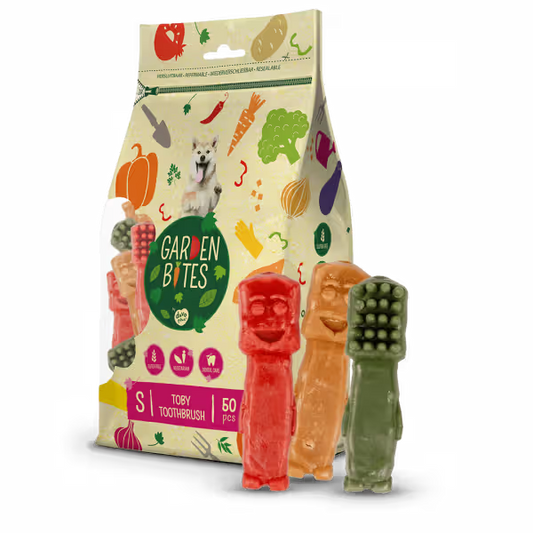 Garden Bites Toby Toothbrush Dog - Dog snack