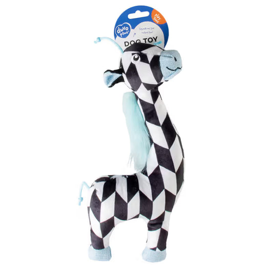 Duvo Plus Girafa Retro de Peluche - Juguete para perro