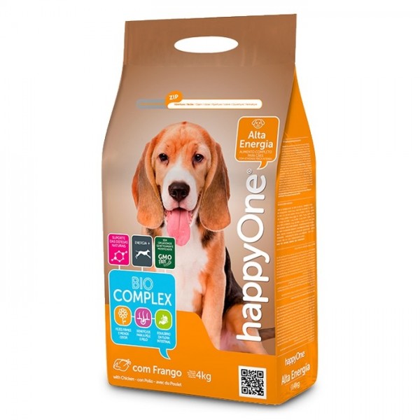 happyOne Perro Adulto Alta Energía - Pollo 4 kg