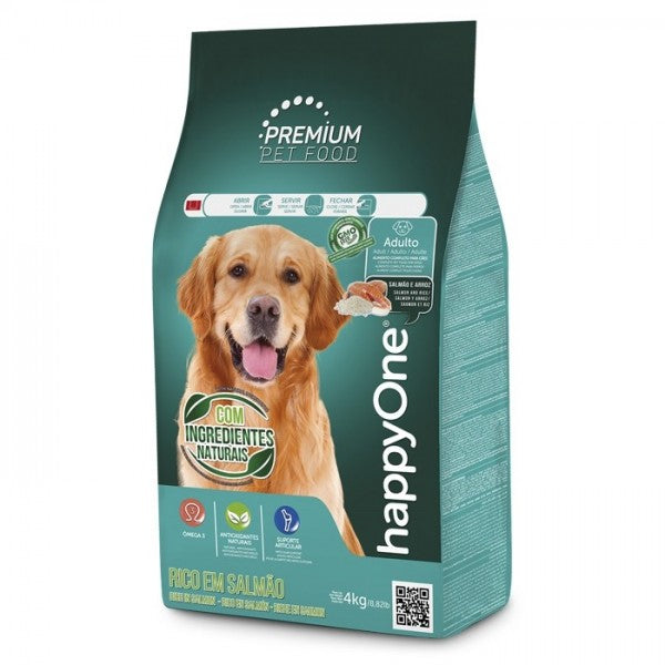 happyOne Premium Perro Adulto - Salmón y arroz 15 kg