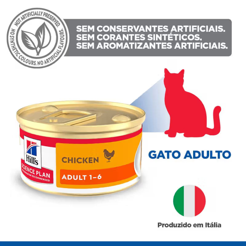 Hill's Gato Adulto Pollo - Comida húmeda para gatos