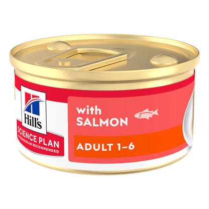 Hills Gato Adulto Salmão - Ração húmida para gato