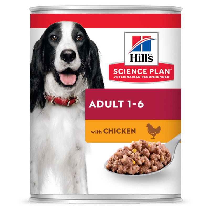 Hill's Adult - Alimento en paté para perro adulto - Pollo | 12 x 370 g