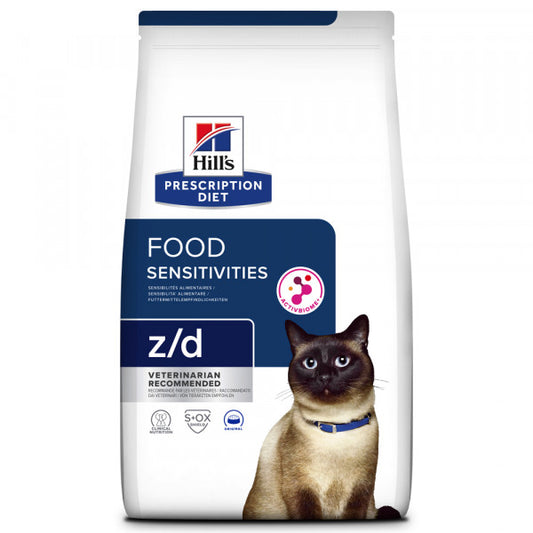 Hill's PD Food Sensitivities z/d - Dry Cat Food for Cats with Food Sensitivities 3 kg