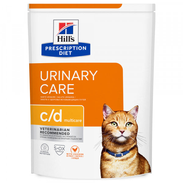 Hill's PD Urinary Care c/d Multicare - Pienso seco para gatos para el soporte de la salud urinaria 8 kg