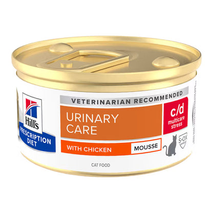 Hills Prescription Diet c/d Multicare Stress Cat Chicken - Wet food for cats with urinary problems