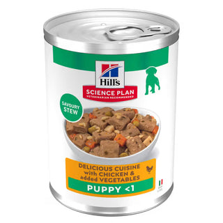 Hills Cão Cachorro Frango e Legumes - Ração húmida para cão