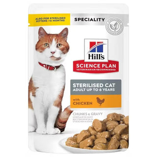 Hills Gato Adulto Esterilizado Pollo - Comida húmeda para gato esterilizado