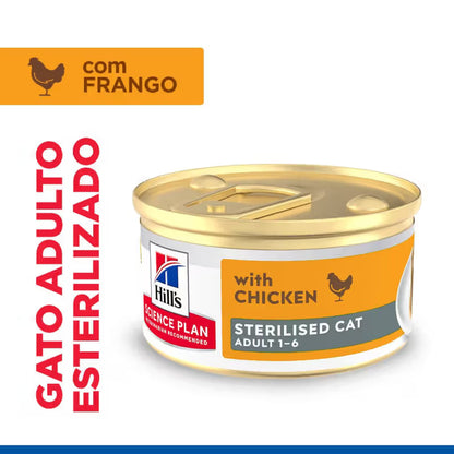 Hills Sterilised Adult Cat Chicken - Wet food for sterilised cats