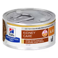 Hills Prescription Diet k/d Adult Cat Chicken and Vegetables - Wet cat food for kidney failure