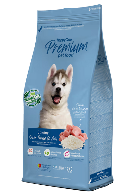 HappyOne Premium Junior Perro Aves - Pienso seco para perro