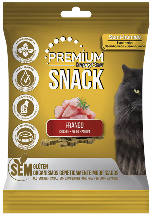 happyOne Premium Snacks Frango para Gato