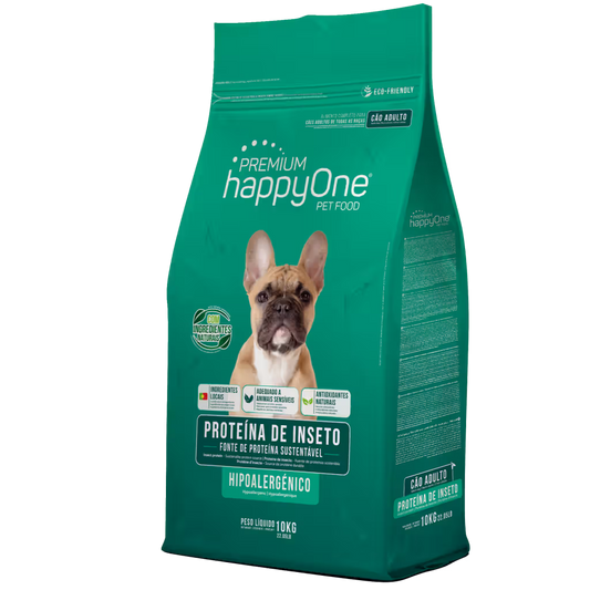 HappyOne Premium Cão Proteína de Insetos - Ração seca para cão