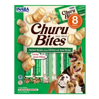 Inaba Churu Bites Cão Adulto Frango e Atum - Snack para cão
