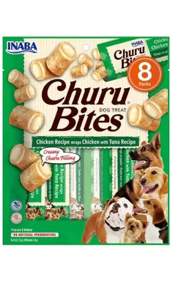 Inaba Churu Bites Adult Dog Chicken and Tuna - Dog snack