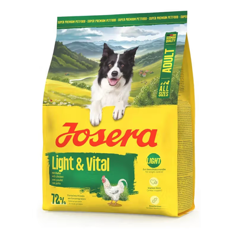 Josera All Sizes Light & Vital - Ração Seca para Cão para Controlo de Peso - Frango