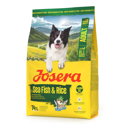 Josera All Sizes Cão Adulto Grain-Free Peixe do Oceano e Arroz - Ração seca para cão