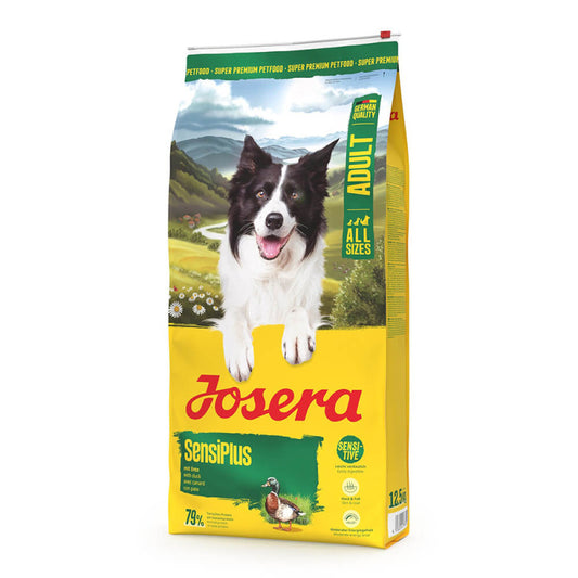 Josera All Sizes SensiPlus - Dry Dog Food for Adult Dogs with Sensitivities - Duck 12.5 kg