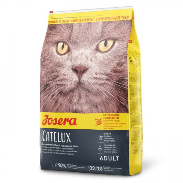 Josera Catelux - Pienso Seco para Gatos Adultos con Pelo Largo 10 kg