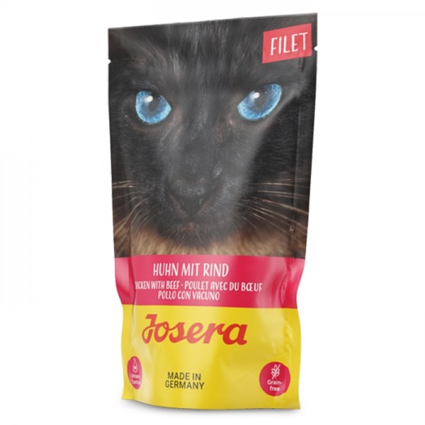 Josera - Filete de Pollo con Ternera para Gato | 16 x 70 g