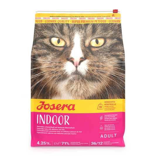 Josera Indoor - Grain-Free Dry Cat Food for Indoor and/or Sterilised Cats 4.25 kg